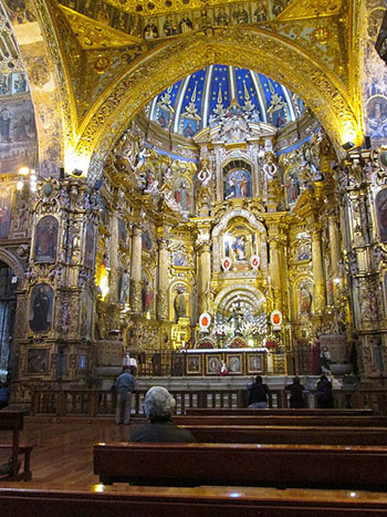 jesuit church in quito